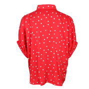 Black Colour - Mable Shirt Blouse Red