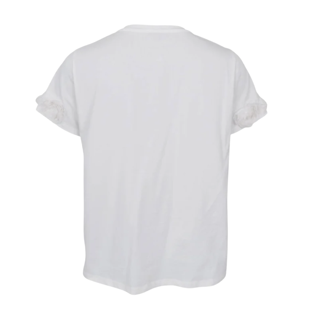 Black Colour - May Flowerpatch Tee Offwhite