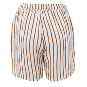 Black Colour - Lina Linen Shorts Camel