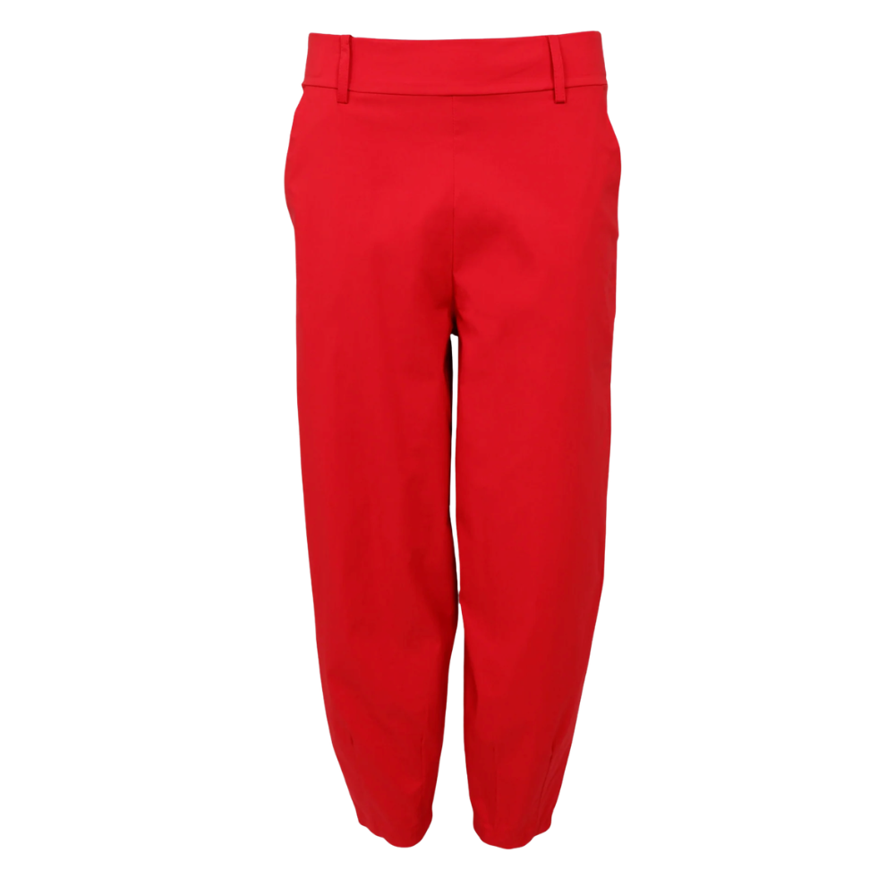 Black Colour - Beate Barrel Pant Red