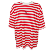 Black Colour-Madelyn Big Tee, red