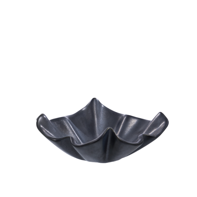 Pupill-Wave Bowl, metallic black S