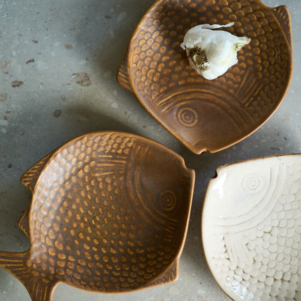 Pupill - Carp Fish Plate Brown - S