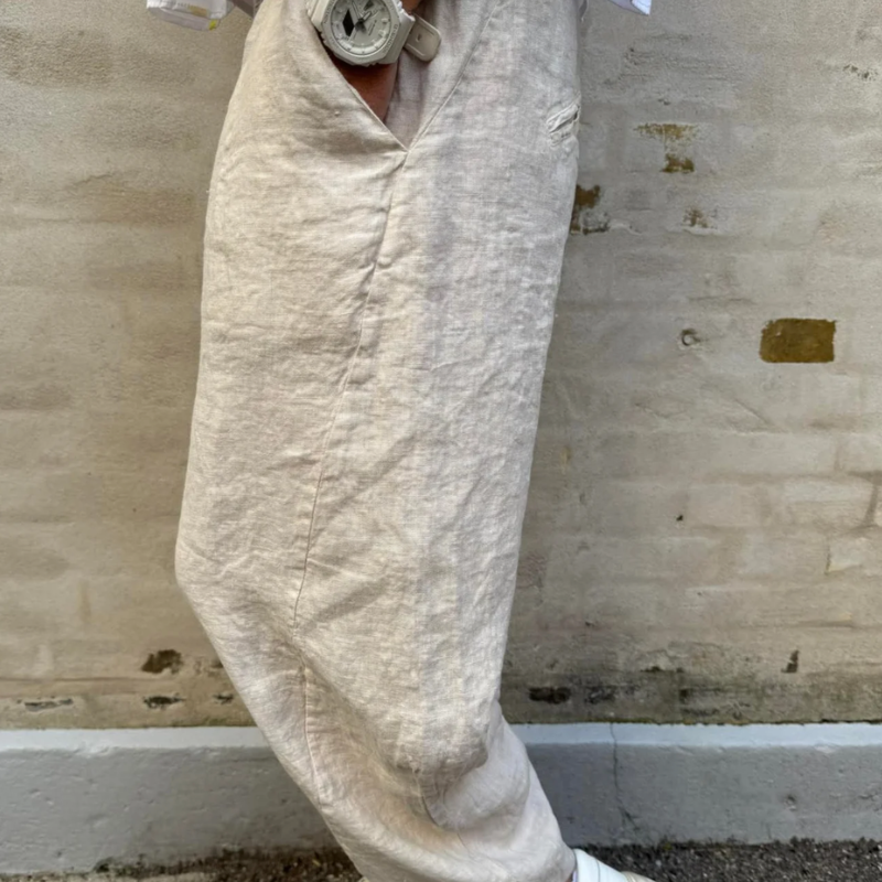 Not Sisters - Vera Linen Pants - Off-White