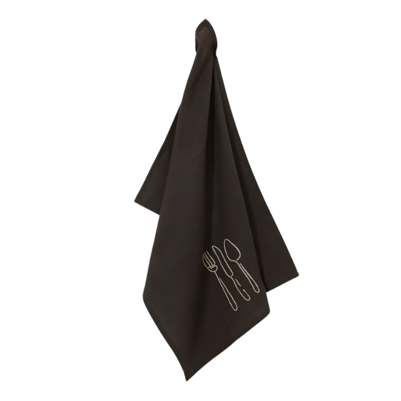 Jakobsdals - Bon Appetit Kitchen Towel, Antracit