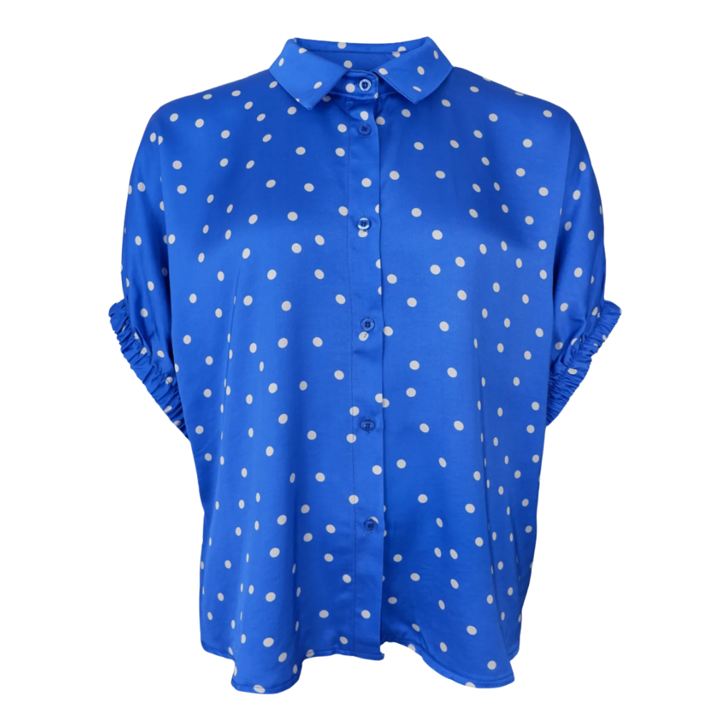 Black Colour - Mable Shirt Blouse Blue