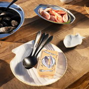 Madam Stoltz - Seashell tray offwhite