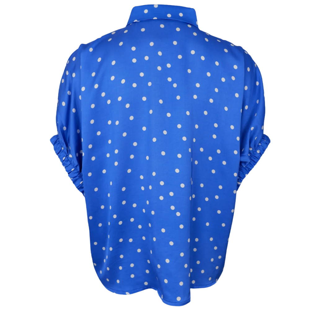 Black Colour - Mable Shirt Blouse Blue