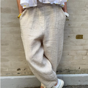 Not Sisters - Vera Linen Pants - Off-White