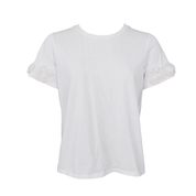 Black Colour - May Flowerpatch Tee Offwhite