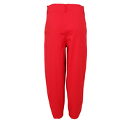 Black Colour - Beate Barrel Pant Red