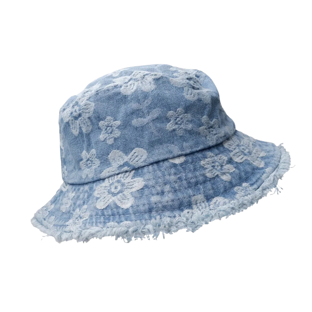 Black Colour - Tora Bucket Hat BlueDenim