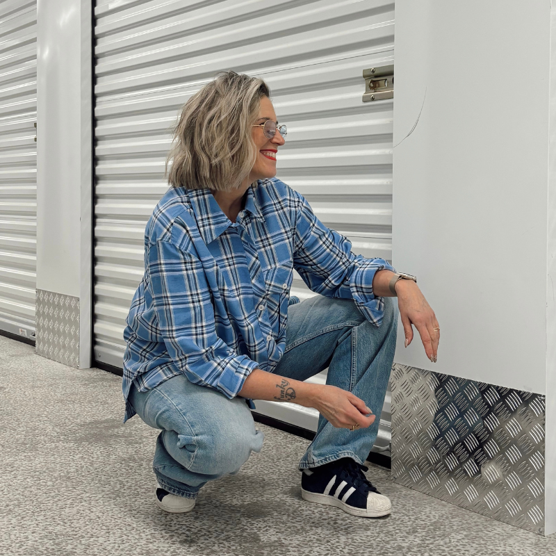 Humble - Nadia Shirt blå