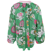 Black Colour-Elvira Blouse, green