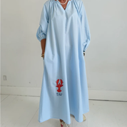 WAUW - Lobster Dress Light Blue