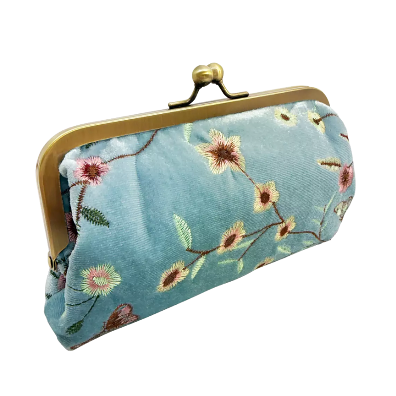 Pipols Bazaar - Garden Velvet Frame Cosmetic Blue