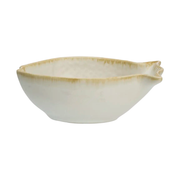 Madam Stoltz-Stoneware Fishbowl - offwhite