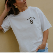 Not Sisters - L'Amour T-shirt - Vit/Brun