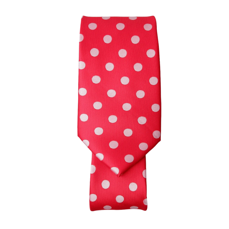 Black Colour - Lulu Tie Red Dot