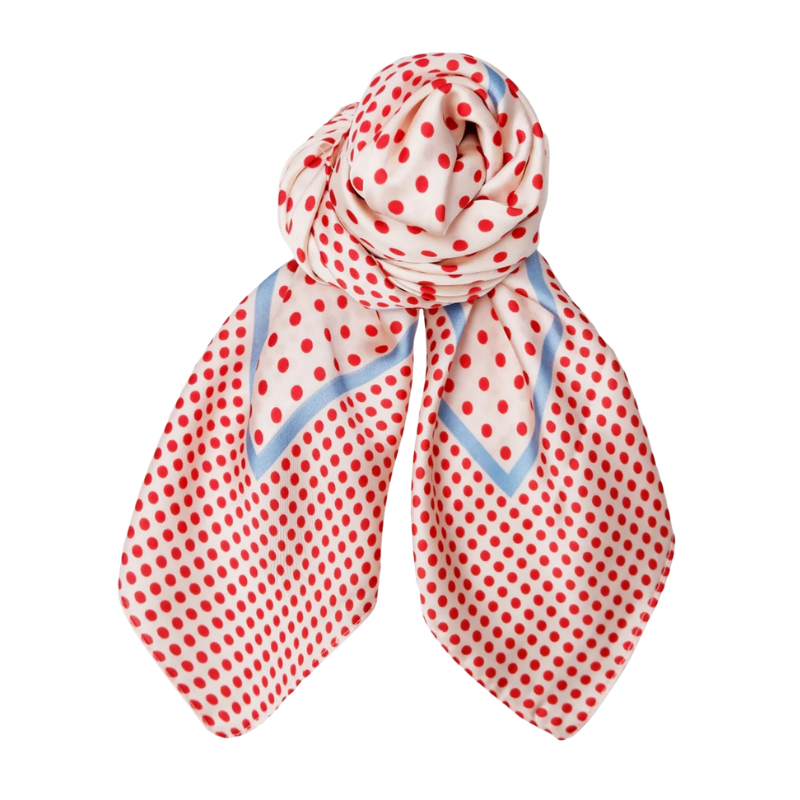 Black Colour - Marin Mini Scarf Creme