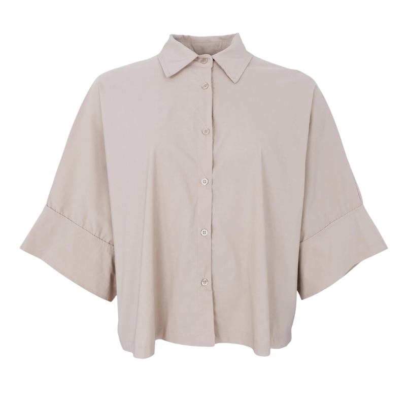 Black Colour -  Davina Loose Shirt Kit