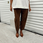 Black Colour - Davina Barrel Pant Hazelnut
