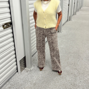 Black Colour - Stretch Pant Leo