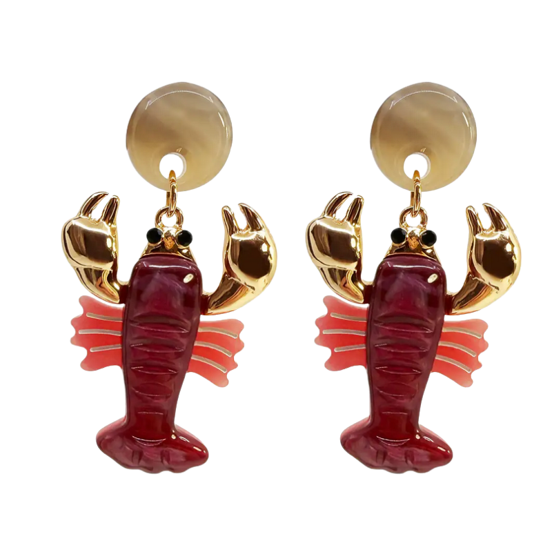 Pipol's Bazaar - Crayfish Earrings