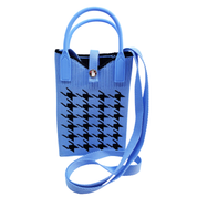 Pipol's Bazaar - Mobile Cross Bag Houndstooth Blue