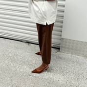 Black Colour - Davina Barrel Pant Hazelnut