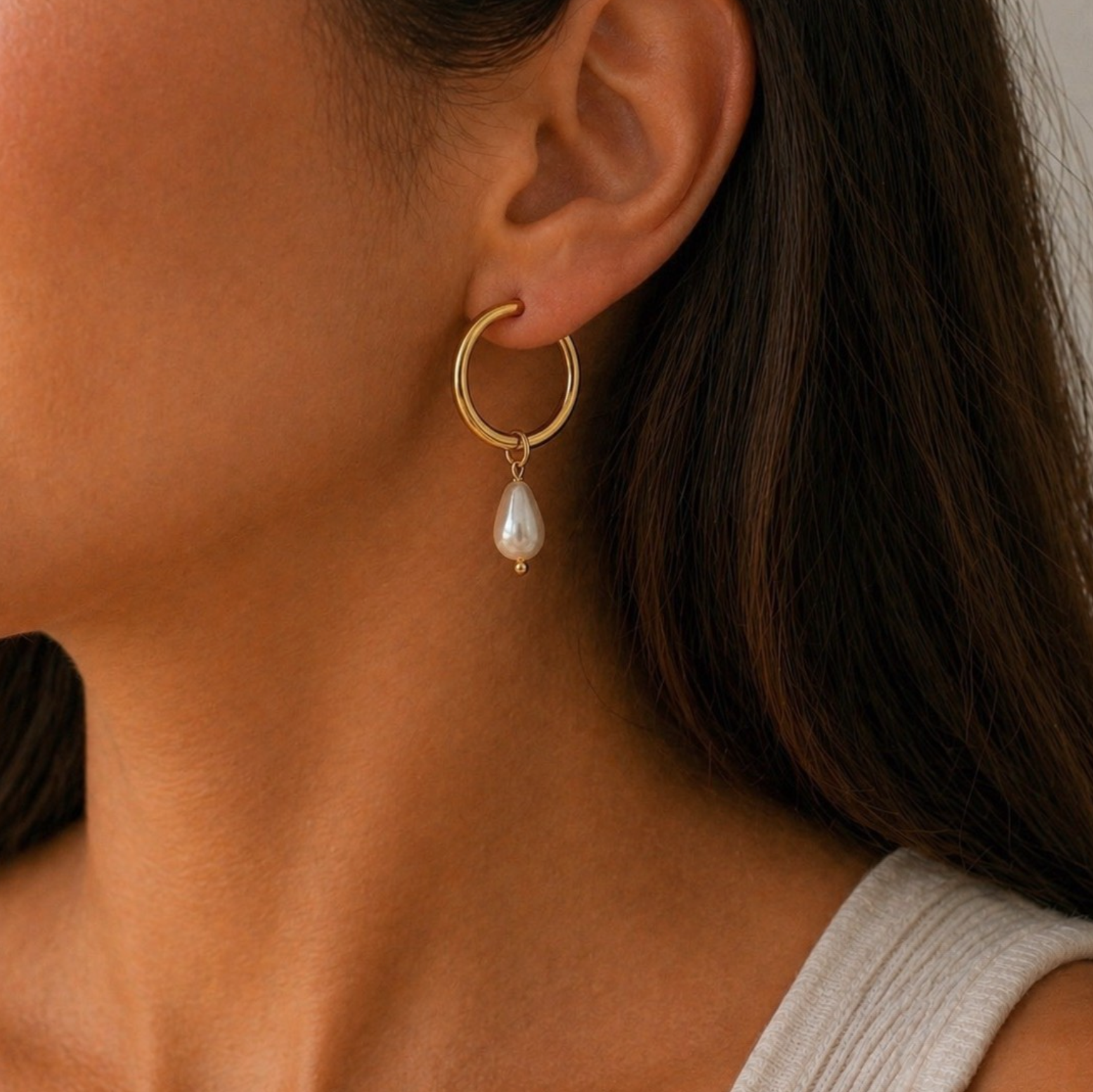By Jolima - Sanremo Earring Large Gold