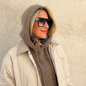 Cabana Living Soul – Stickad huvtröja Fango