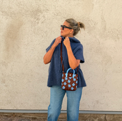 Cabana Living Soul – Stickad huvtröja Blue Jeans