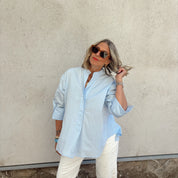 WAUW - Luna Shirt Good Luck Club - Light Blue