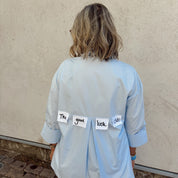 WAUW - Luna Shirt Good Luck Club - Light Blue