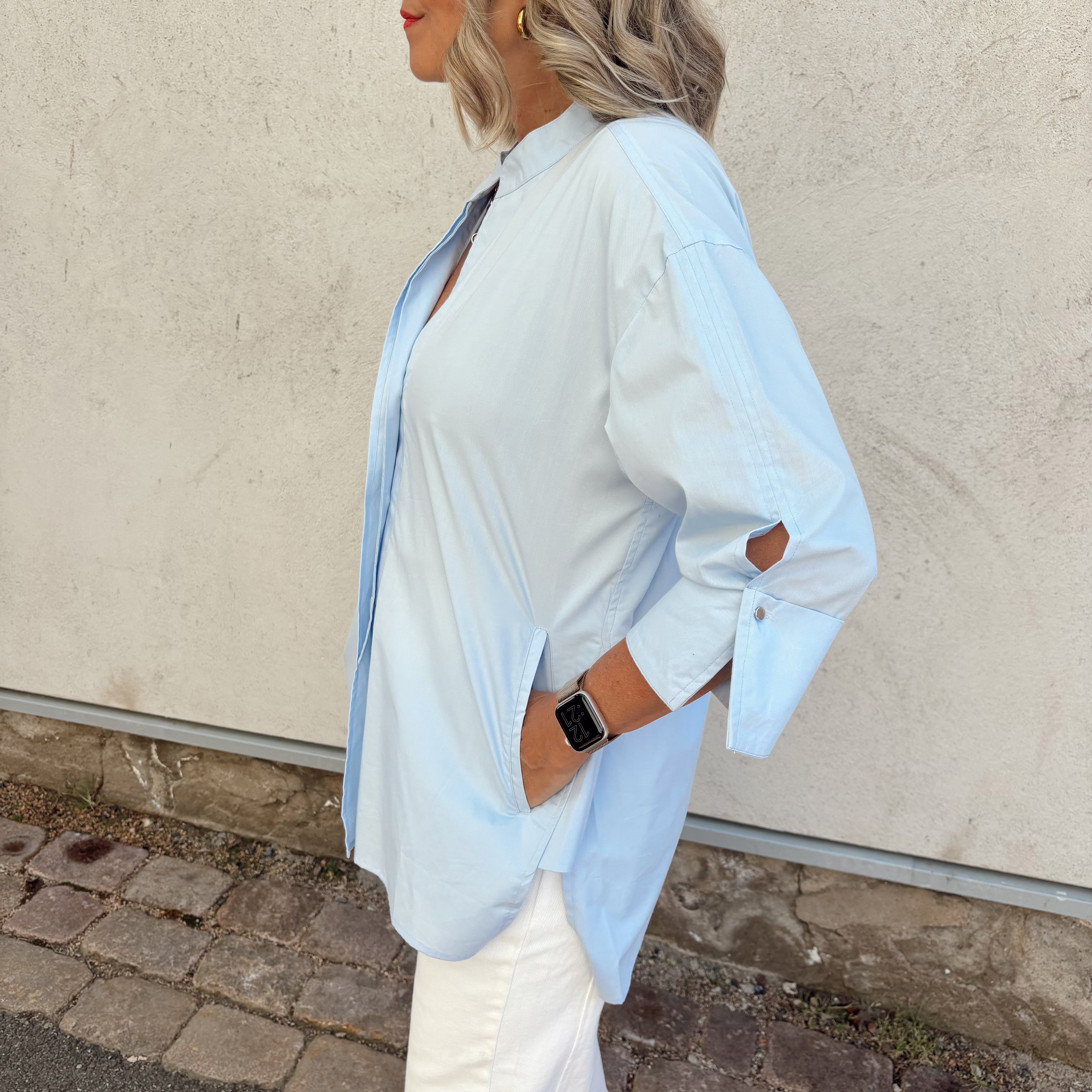 WAUW - Luna Shirt Good Luck Club - Light Blue