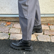 Black Colour - Beverly Barrel Pant SteelGray