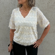 Black Colour - Fitz Blus OffWhite