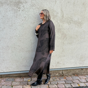 Black Colour - Jasmine Long Dress Coffee