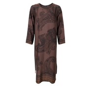 Black Colour - Jasmine Long Dress Coffee