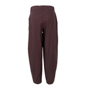 Black Colour - Bevely Barrel Pant - Coffee