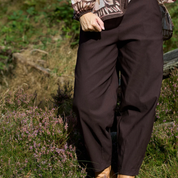 Black Colour - Bevely Barrel Pant - Coffee